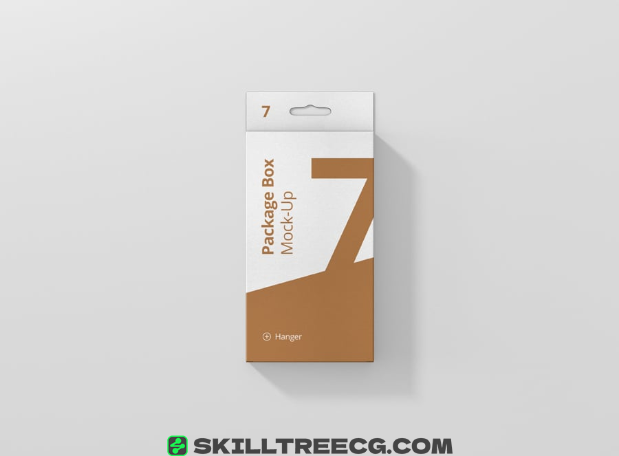 图片[5]-Package Box Mockup – High Rectangle with Hanger（878175）-技能树